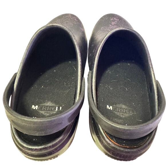 MERRELL PRO Black and Purple Clogs in Great Condition W 11/ M 9 - Picture 4 of 8